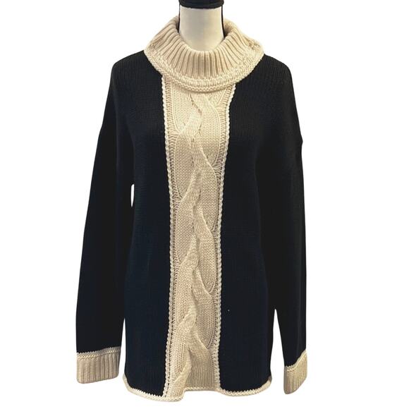 Venus Women's Mock Turtleneck Tunic Sweater Size L - Picture 1 of 4